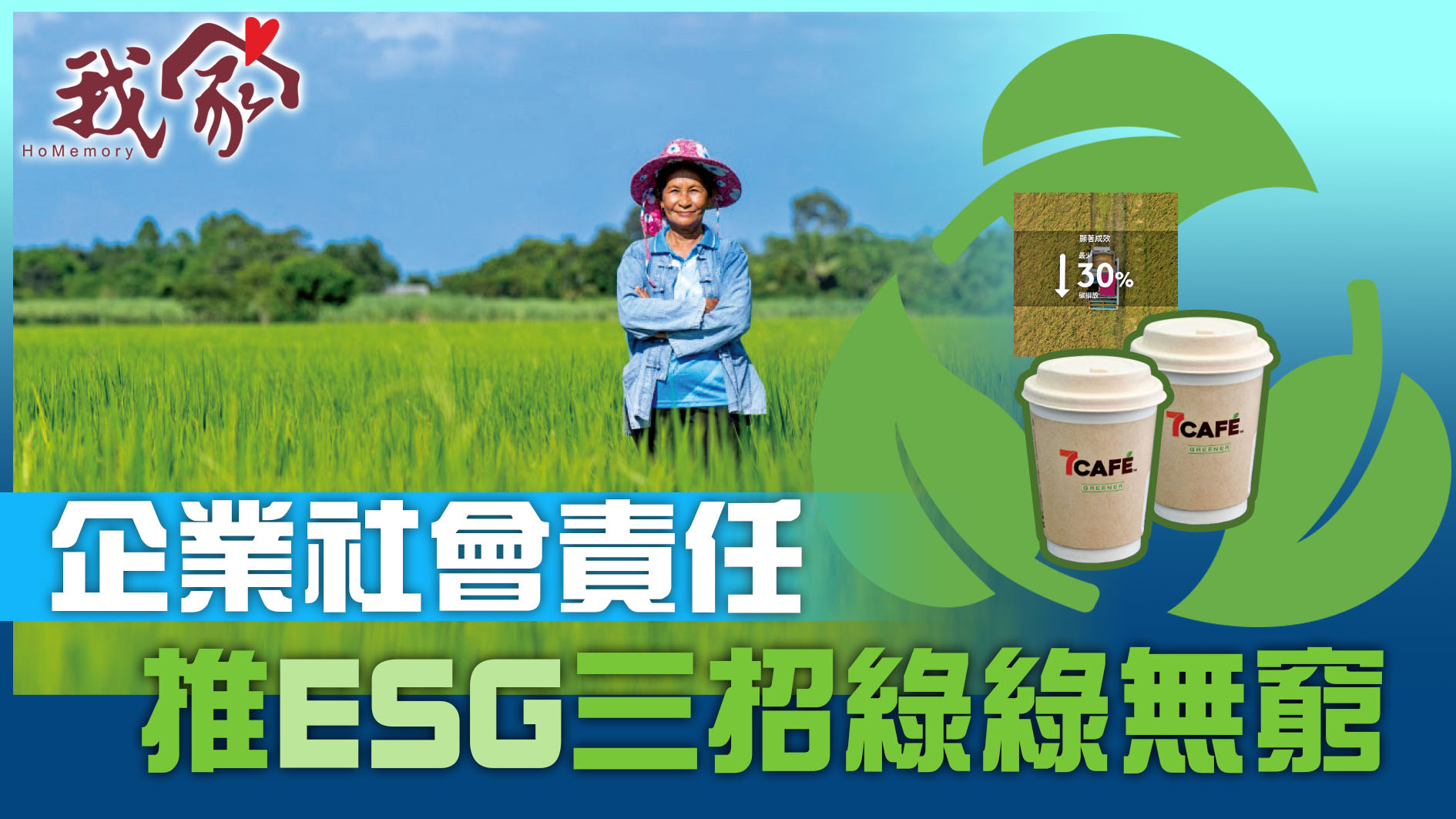 企業社會責任  推ESG三招綠綠無窮